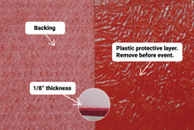 Load image into Gallery viewer, Burgundy Event Carpet