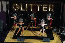 Load image into Gallery viewer, Gold Ochre Glitter Carpet