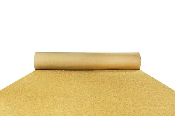 Gold Ochre Glitter Carpet